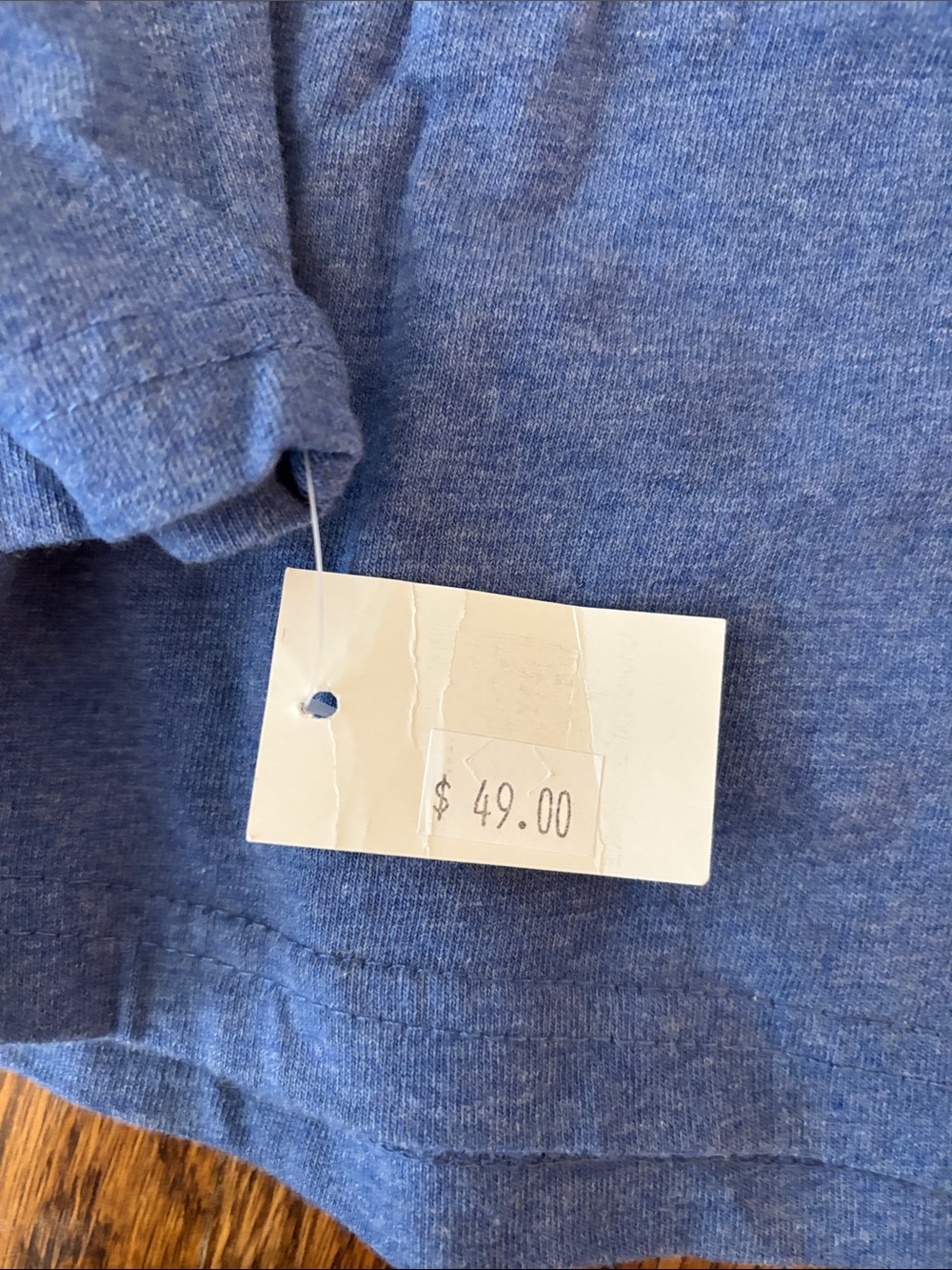 johnnie-O Boys Long Sleeve Polo Shirt in Blue with Green Logo - Picture 6 of 6